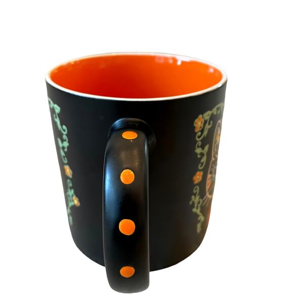 ELI + ANA 2022 Coffee Mug 21 oz Dia De Los Muertos Charlie Day Of The Dead Cat - Picture 2 of 15